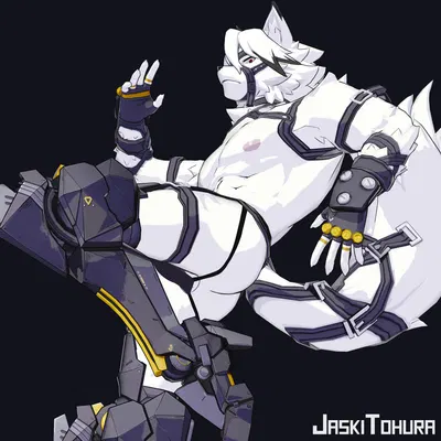 von lycaon (mihoyo, zenless zone zero) created by jaskitohura