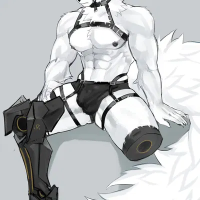 von lycaon (mihoyo, zenless zone zero) created by kyoocanem