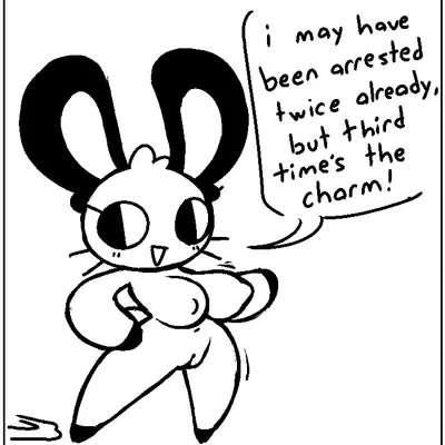 whitespace bunny (flowsie) (whitespace bunny) created by screwroot