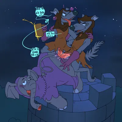 wolf archer (disney) (disney, robin hood (disney)) created by argon vile