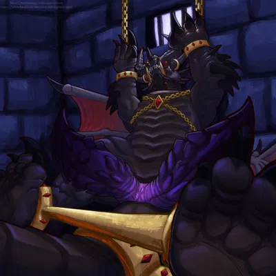 wrathion the black prince (warcraft) (blizzard entertainment, european mythology) created by dahurgthedragon