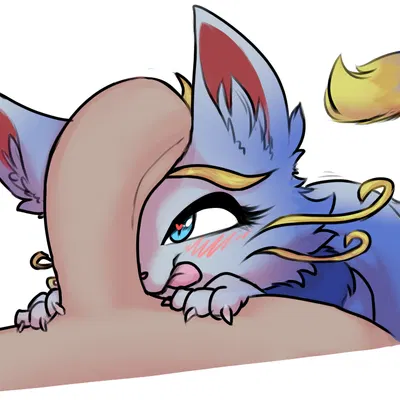 yuumi (lol) (league of legends, riot games) created by kavek (artist)