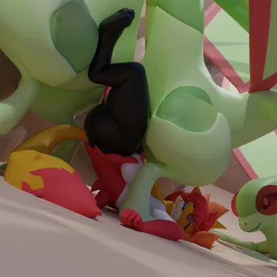 zaraya (nintendo, pokemon) created by bonepie