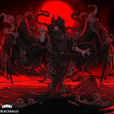 zerva von zadok (capesir) (mythology) created by ze blackball.d