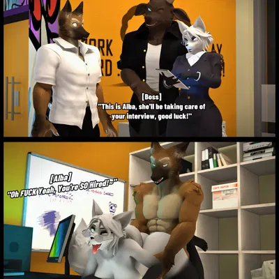 abby (domibun), cattle (petruz), wolf (petruz) created by domi3d