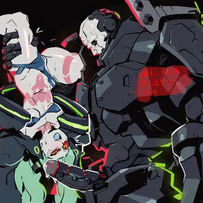 adam smasher, rebecca (cyberpunk edgerunners) (cd projekt red, cyberpunk 2077) created by cracker68659106