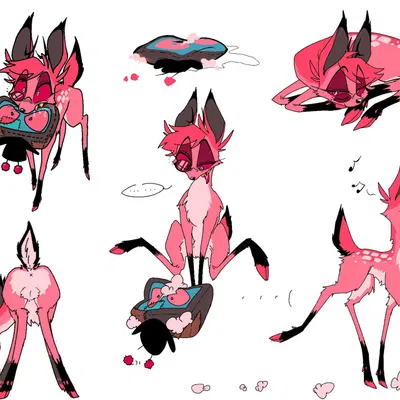 alastor (hazbin hotel), vox (hazbin hotel) (hazbin hotel, hellaverse) created by lili6191