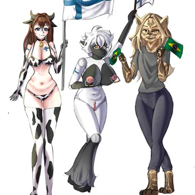 ali sharp, minostofes(character) created by ruby(artist)