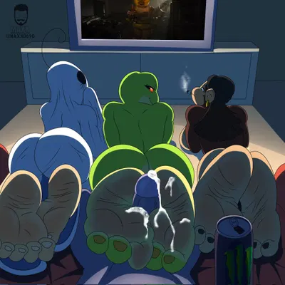 amanda (maximus21), chica (fnaf), tiffany (maximus21) (five nights at freddy's, monster energy) created by maximus21