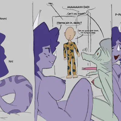 amber (snoot game), anon (snoot game), sera (snoot game) (cavemanon studios, snoot game) created by third-party edit