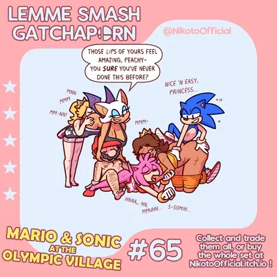 amy rose, mario, princess daisy (mario and sonic at the olympic games, mario bros) created by nikotoofficial