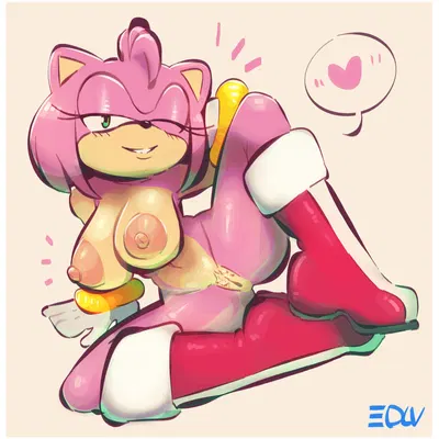 amy rose (sega, sonic the hedgehog (series)) created by edalv