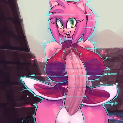 amy rose (sega, sonic the hedgehog (series)) created by snao