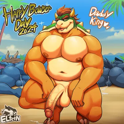 andres (elfein), bowser, bubba (spyro) (activision, bowser day) created by elfein
