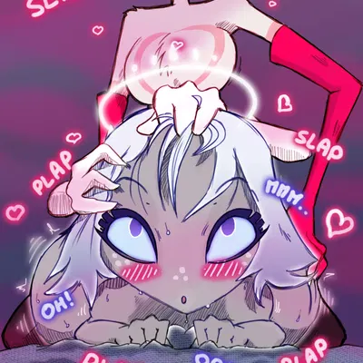 angel dust, emily (hazbin hotel) (hazbin hotel, hellaverse) created by barbariel