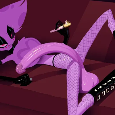 angel dust (hazbin hotel, hellaverse) created by dracreloaded
