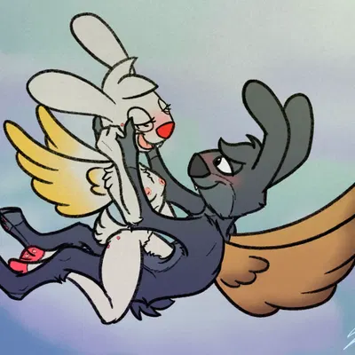 angel gabby, angel zaggy (angel hare, the east patch) created by zephyr lyall