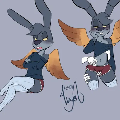 angel zaggy (angel hare, the east patch) created by wayesh