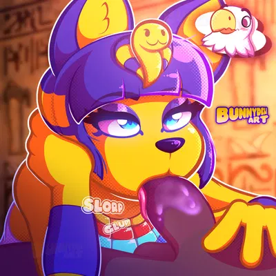 ankha (animal crossing), apollo (animal crossing) (animal crossing, nintendo) created by bunnydewart