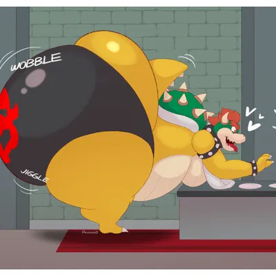 anon, bowser (bowser day, mario bros) created by deliciousq