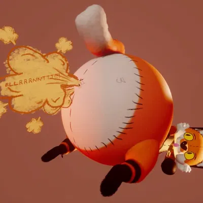 anthro, belly, big belly, big butt