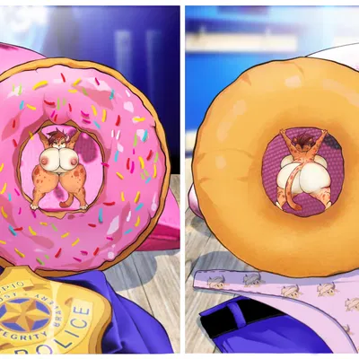 anthro, big butt, butt, extreme size difference