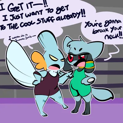 anubis (1upgobbo), noh (1upgobbo) (nintendo, pokemon) created by 1upgobbo