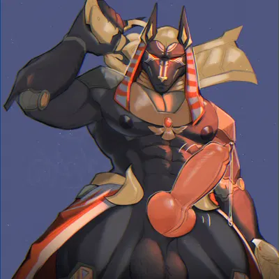 anubis, anubis reaper, reaper (overwatch) (blizzard entertainment, egyptian mythology) created by exsys