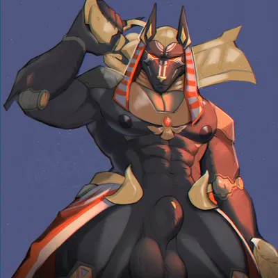 anubis, anubis reaper, reaper (overwatch) (blizzard entertainment, egyptian mythology) created by exsys