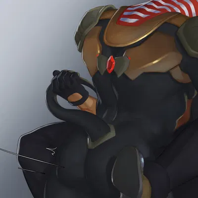 anubis, anubis reaper, reaper (overwatch) (blizzard entertainment, egyptian mythology) created by naco