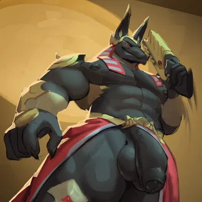 anubis, anubis reaper, reaper (overwatch) (blizzard entertainment, egyptian mythology) created by sooxand