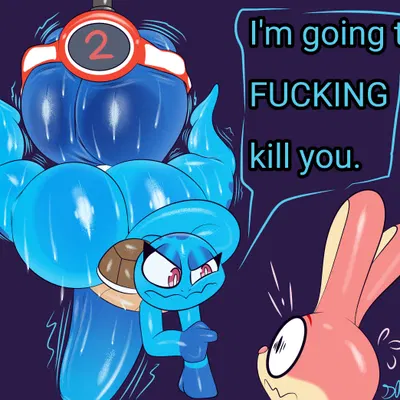 arcade bunny, ren (plushtrapboyuwu) (nintendo, nintendo badge arcade) created by plushtrapboyuwu