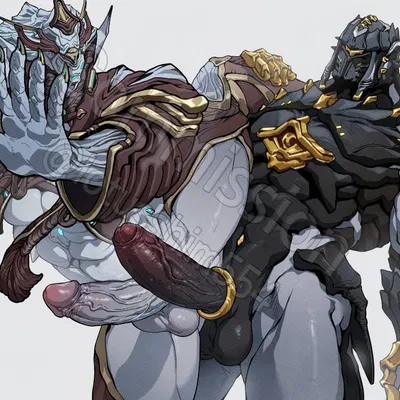 atlas (warframe), atlas prime, frost (warframe) (digital extremes, tencent) created by lotusshim554