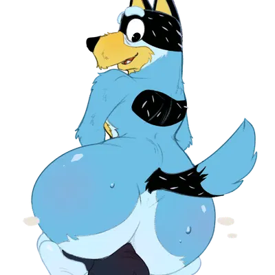 bandit heeler (bluey (series)) created by fluffydonuts