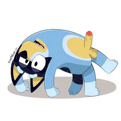 bandit heeler (bluey (series)) created by mathliker 314