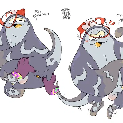 big man (splatoon), mr. grizz (nintendo, splatoon) created by tomnookusedjock
