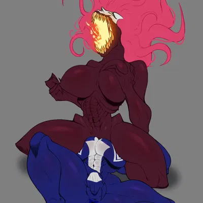 big mother (symbiote), she-venom, venom (marvel) (marvel) created by dustyjcircus