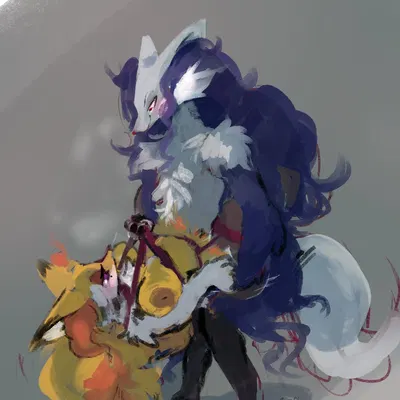 bios (biosbunny), okami (mitsuyoshicf) (nintendo, pokemon) created by zanthu