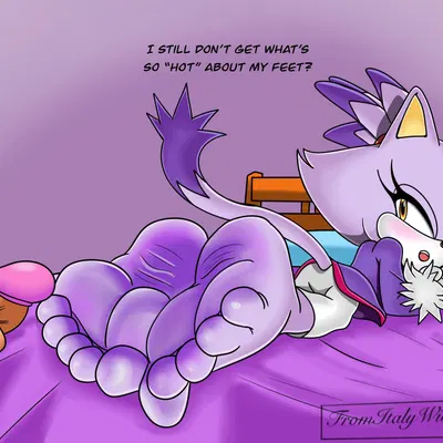 blaze the cat (sega, sonic the hedgehog (series)) created by fromitalywithfurore