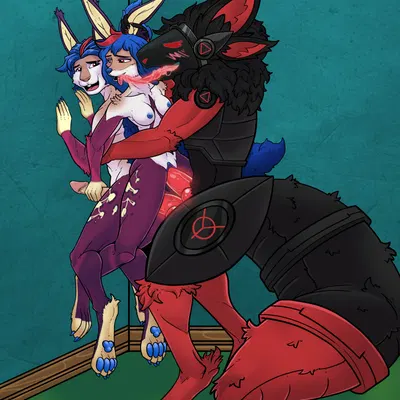 blaze the protogen created by huehuerhuest