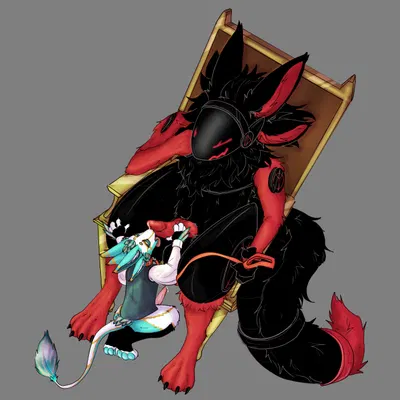 blaze the protogen, major039 created by huehuerhuest