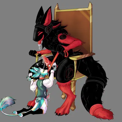 blaze the protogen, major039 created by huehuerhuest