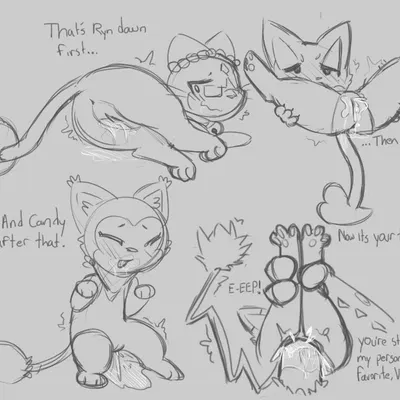 bliss (rymherdier), candy the skitty, ferris (ferrissimulator) (beta pokemon games, nintendo) created by ferrissimulator