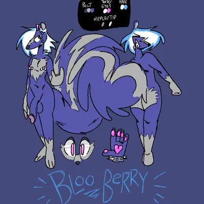 bloo berry created by qoolbunart