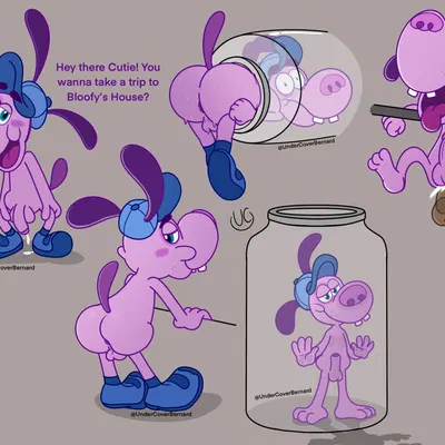 bloofy (inside out) (disney, inside out) created by undercoverbernard