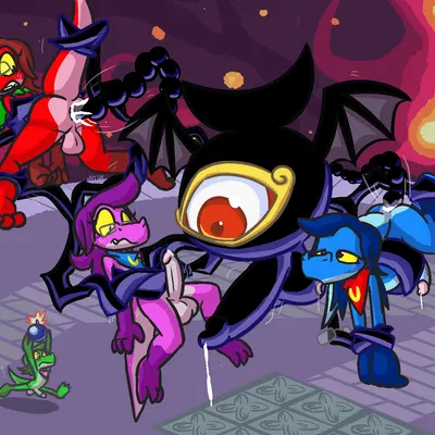 blue link, purple link, red link (four swords, nintendo) created by ultilix