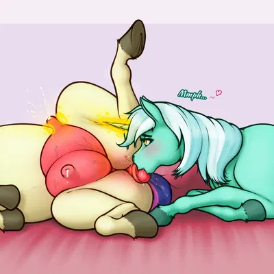 bonbon (mlp), lyra heartstrings (mlp) (friendship is magic, hasbro) created by hermaeus xerxes