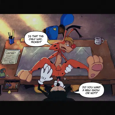 bonkers d. bobcat, mickey mouse (bonkers (series), disney) created by artietheartbull