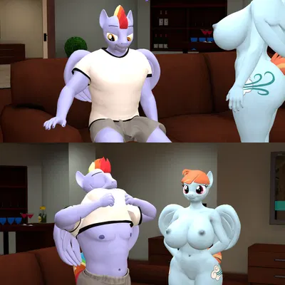 bow hothoof (mlp), windy whistles (mlp) (friendship is magic, hasbro) created by papadragon69