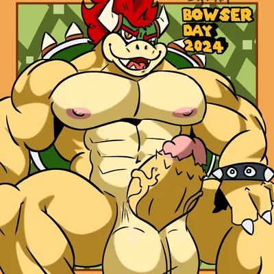 bowser (bowser day, mario bros) created by day74art